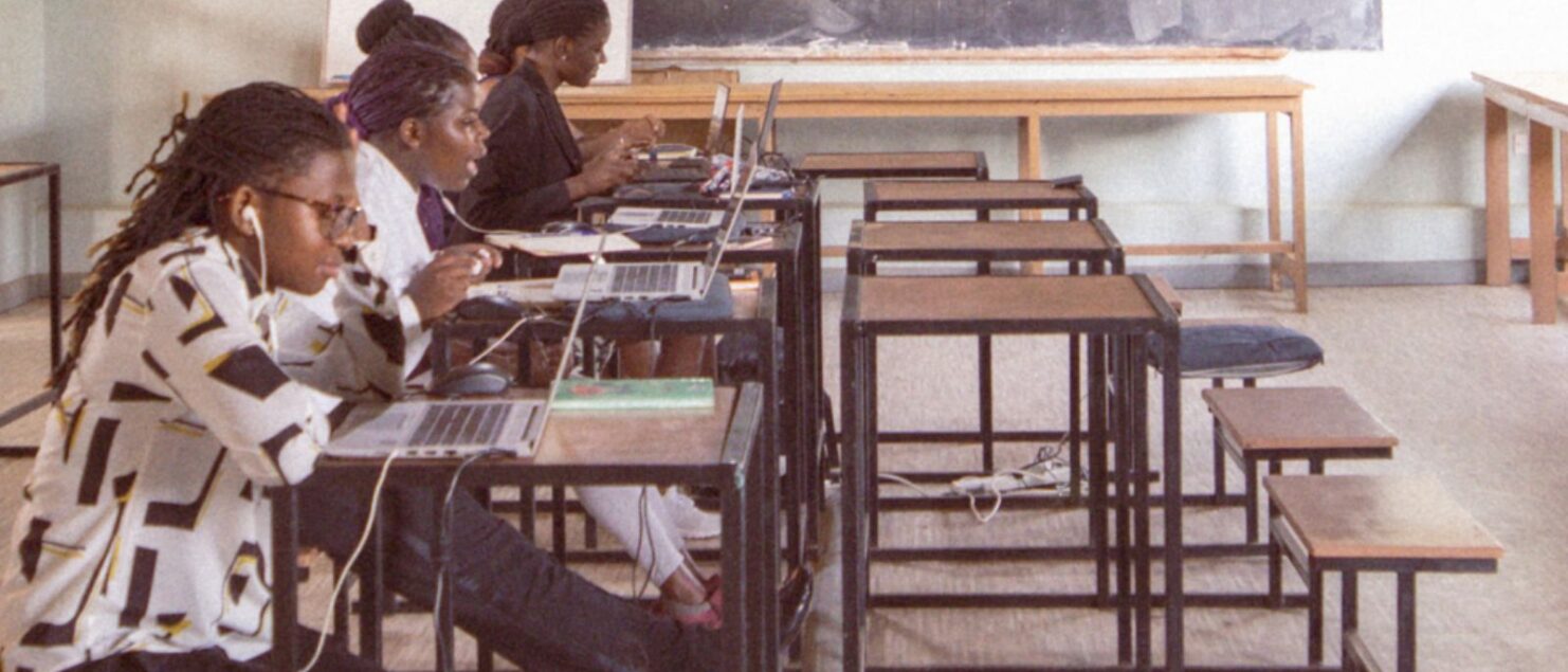 A group of Talents studying in one of the classrooms at the Groundbreaker Campus.